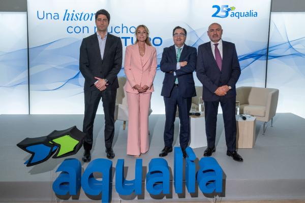 La marca Aqualia celebra su 25º aniversario como referente mundial de la gestión eficiente del agua